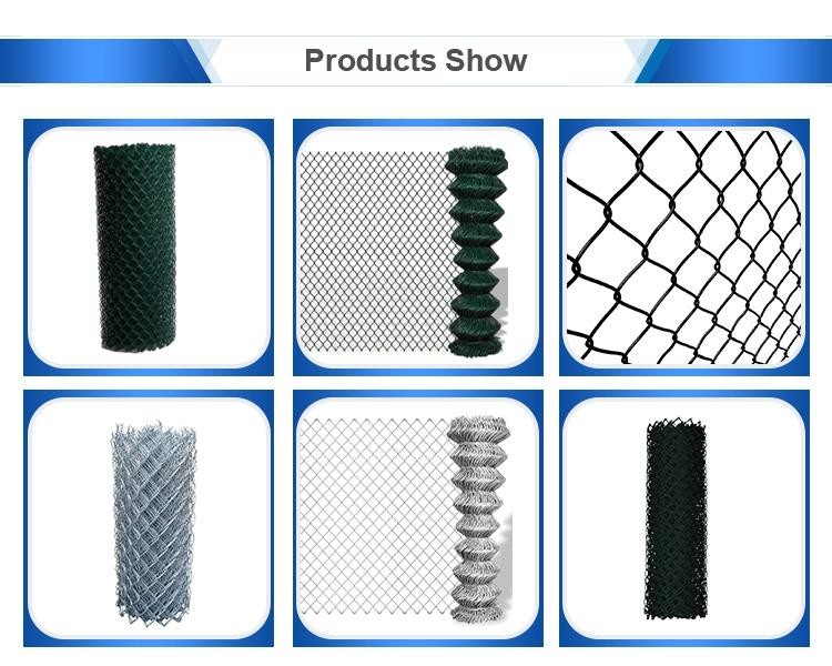 6FT Tall 25m Length/Roll Steel Chain Link Fencing For Garden