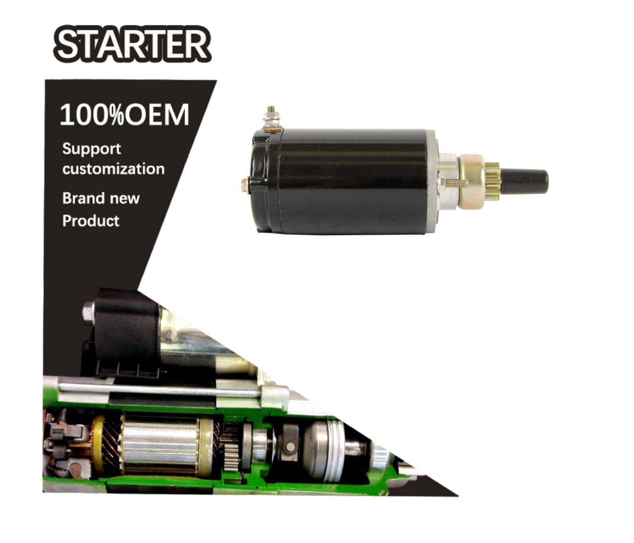 12V 9T CCW STARTER 52-098-03, 52-098-09, 52-098-12, 5213140, 5666240, 1770540, 1819040, 1819040-m030sm, 1819040mo30sm