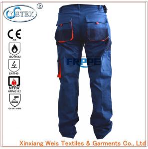 Wholesale Royal Blue Arc Protective Fire Retardant Work Pants from china suppliers