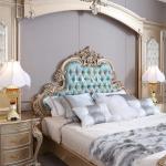 Carved King Size Royal Luxury Design Wooden Bed 1 buyer