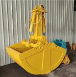 15-24 Ton Excavator Clamshell Grab Bucket Double Cylinder Hydraulic