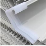 10cm 13cm PVC Poultry Feeding Trough Chicken Feeding Line Parts