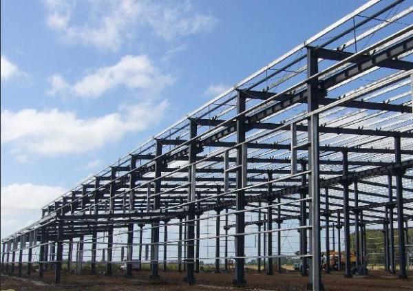 Light Steel Poultry Farm Structure For Green Agriculture Industry With Paint /