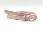 Skinny Waist 130cm Women PU Leather Dress Belt With Alloy Pin Buckle