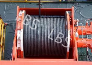 Wholesale LBS Groove Offshore Tower Crane Winch Drum Hydraulic Crane Winch from china suppliers