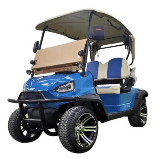 without battery 3.5KW AC motor 4 Wheels Electric Golf Cart 2-seater buggy beach