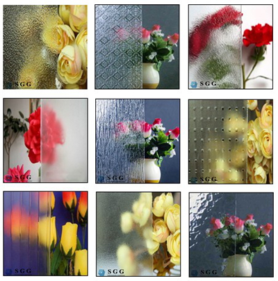 Clear Patterned Glass 5mm with nice price