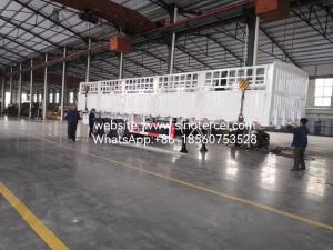 Wholesale 3 Axles Bulk Cargo Fence Semi Trailer Durable With Mechanical / Air Suspension from china suppliers