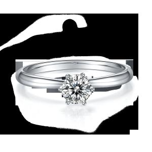 Wholesale 925 Sterling Silver Moissanite Diamond Rings For Wedding Engagement from china suppliers