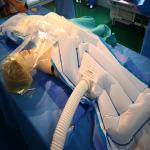 Upper Body Medical Patient Warming Blanket SMS Disposable 75 *220cm