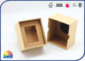 Wholesale Wood Color Recyclable Cardboard Paper Gift Box EVA Paper Tray Crashworthy from china suppliers