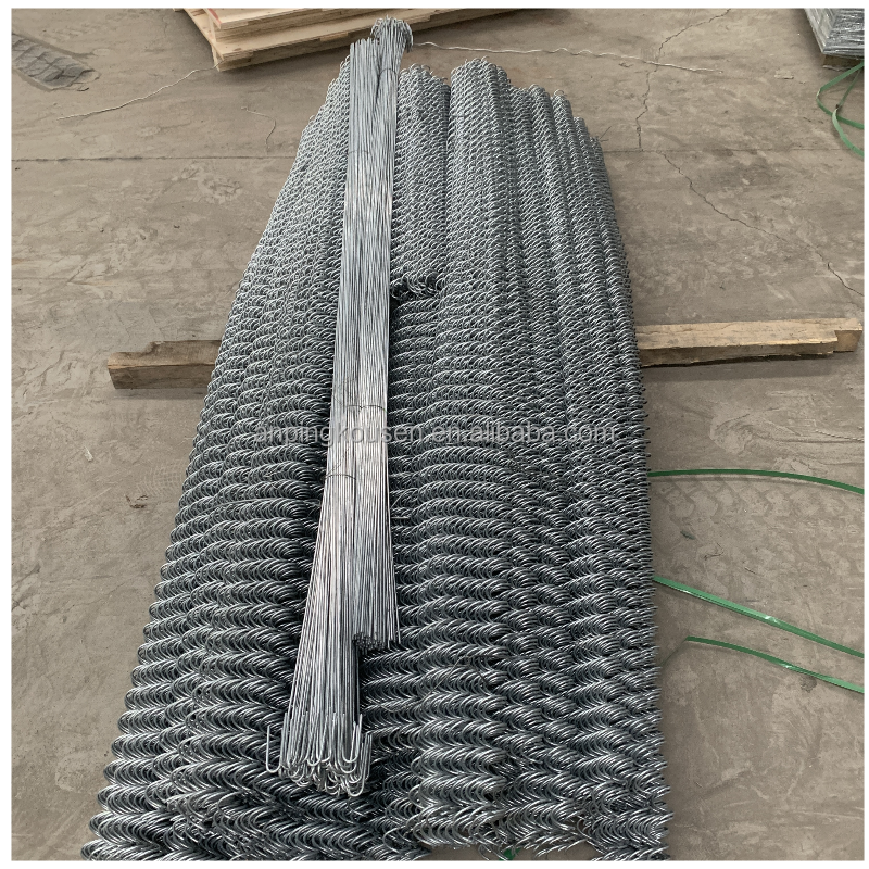 4mm Galvanized Iron Wire Sand Green Defensive Barrier for Private Property Protection