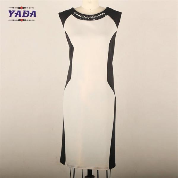 Fashion women clothing bodycon beaded woman oem plus size dirndl casual dress in