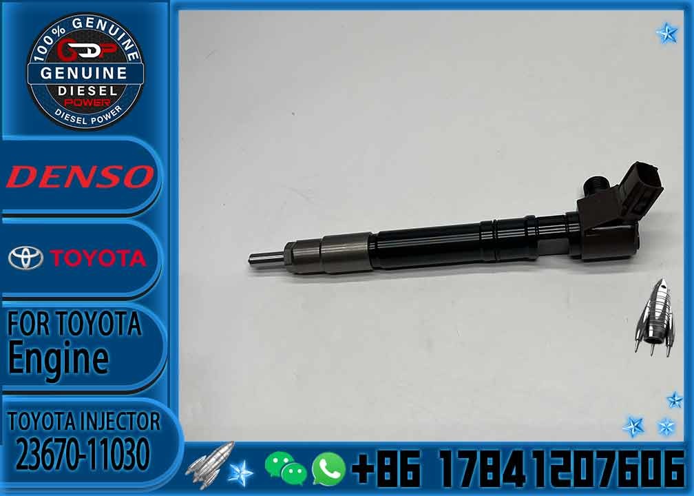 Original and new fuel injector 295700-0560 for TOYO-TA engine 23670-0E020, 23670-09430, 23670-11020, 23670-19025 23670-1