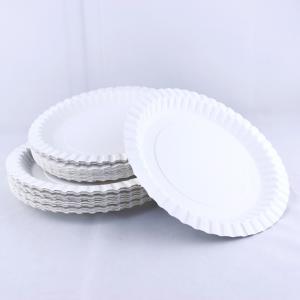 Wholesale Grease Resistant Biodegradable Paper Plates 1.2mm Eco Friendly Serving Dishes from china suppliers