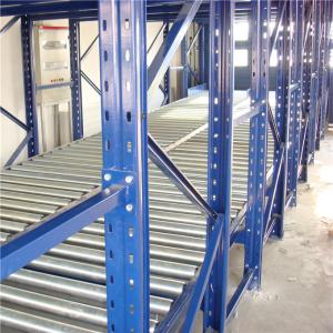 Wholesale Orange Mobile Gravity Feed Pallet Racking Conveyor Shelves 1500kg from china suppliers
