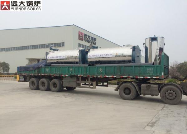 2800 Kw Waste Oil Fired Thermal Oil Heater Boiler High Efficiency Fit Rubber