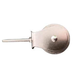 Wholesale Metal Iron Wire Rope Pulley For Outdoor Clotheslines Screw Pulley from china suppliers