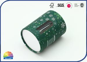 Wholesale Die Cut Window Paper Packaging Tube Plastic Film Visible Inside from china suppliers