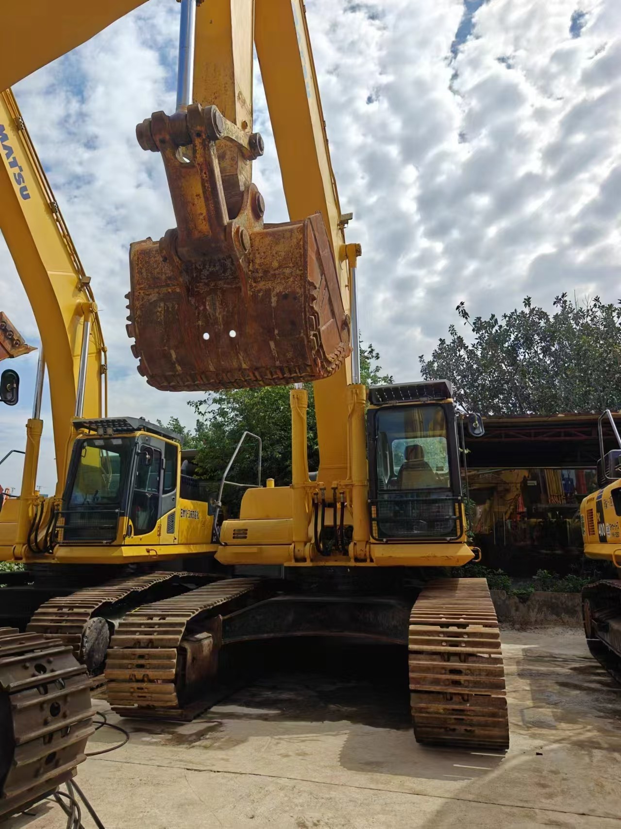 40ton Used Komatsu Excavators 400-7 Used Hydraulic 40t Excavator