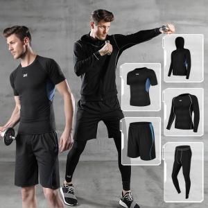 Wholesale                  Casual Men&prime;s Fitness Sports Wear Shorts Quick Dry Tights Short Sleeve Training Sportswear              from china suppliers