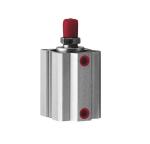 Magnetic Induction Aluminum Air Cylinder / Single Acting Pneumatic Cylinder