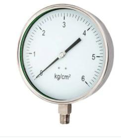 Wholesale 6&quot; 150mm All Stainless Steel Pressure Gauge Radial Connection BST Bottom from china suppliers