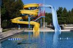 Theme Park Rides Water Games Outdoor Games Fiberglass Swimming Pool Slides Set