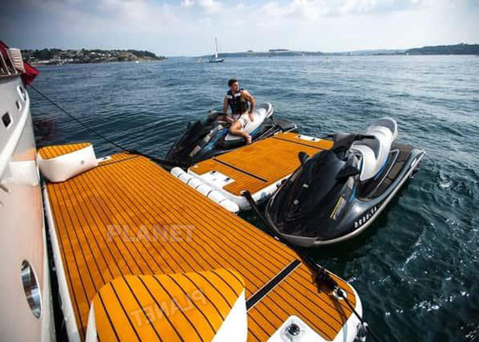 Drop Stitch 0.9mm PVC Inflatable Floating Jet Ski Dock