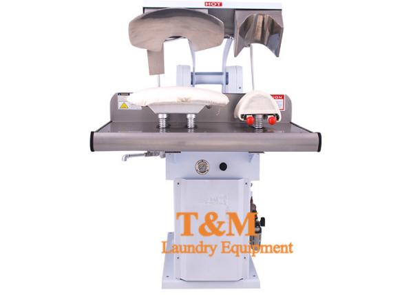 Collar Cuff Air Operated Press For Hotel Laundry Shops Flexible Metal Mesh