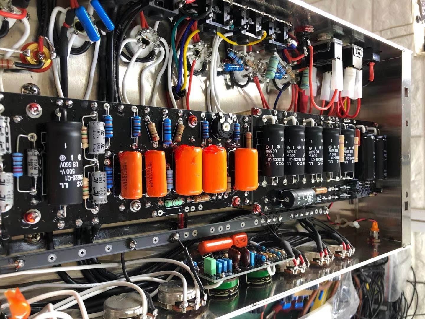 Custom Dumble Steel String Singer Clean Reverb Tone SSS20 ECC83S*5 EH 6V6*2, Handmade Grand Guitar Amp Head 20W 50W 100W Optional