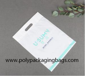 Wholesale 80 Micron Embossing CPE Plastic Die Cut Handle Bags from china suppliers