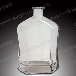 Wholesale High White Flint 1000 ML Brandy Glass Bottle from china suppliers