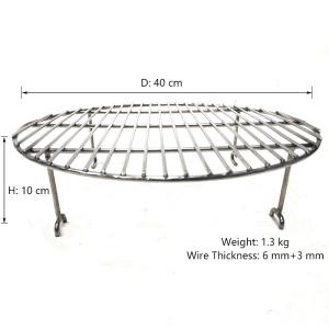 Wholesale Round Four Legs 40cm Stainless Steel Grill Cooking Grates from china suppliers