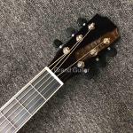 Custom Solid Cocobolo Wood Back Side Cutaway Acoustic Guitar in Natural