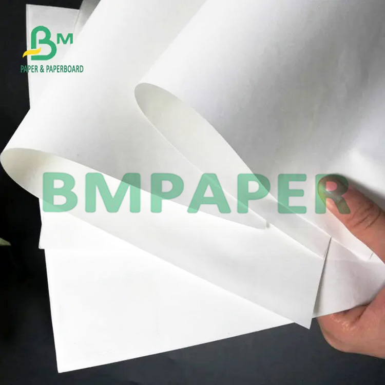 70g 80g 90g White Sack Kraft Paper Food Grade For Grocery Bags