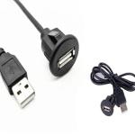 Voltage 24V USB Dash Mount Adapter For Vehicle, Bike, Motorcycle