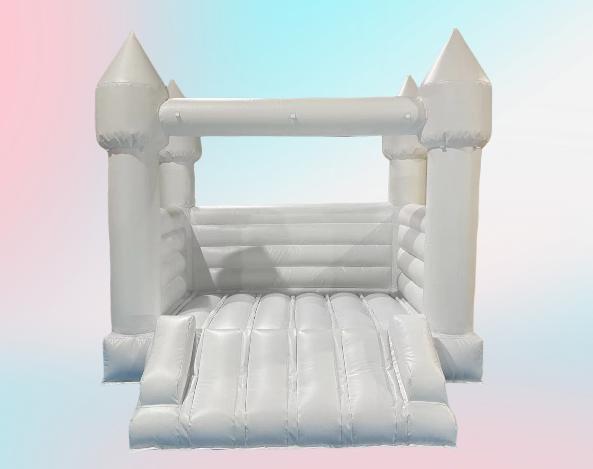 Inflatable Jumping Castle Commercial White Bounce House For Wedding jumping castle