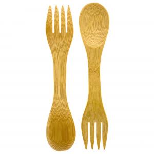 Wholesale Fashionable Customized Bamboo Spoon Set Sporks , 100% Bamboo Eating Utensils from china suppliers