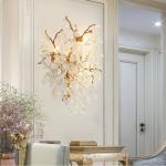 E14 Contemporary Glass Modern Wall Lamp For Hallway Bedroom 5m2 To 10m2