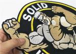 Large Size Sports Team Patches 100% Embroidery Cool Strong 3D Effect