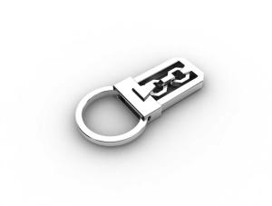 Wholesale Tagor Jewelry Top Quality Trendy Classic Men's Gift 316L Stainless Steel Key Chains ADK5 from china suppliers