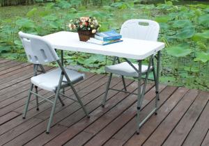 Wholesale HDPE Outdoor Plastic Folding Furniture Party Foldable Table from china suppliers
