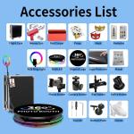 LED 360 Photo Booth Rental Rotating Free Logo Selfie Prop for Weddings and