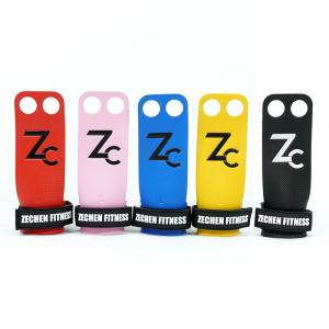 Wholesale crossfit hand grips 2 hole carbon fiber leather for pull up from china suppliers