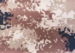 High Color Fastness Camouflage Cloth Tear Resistant Odor Free 21X21 Yarn Count