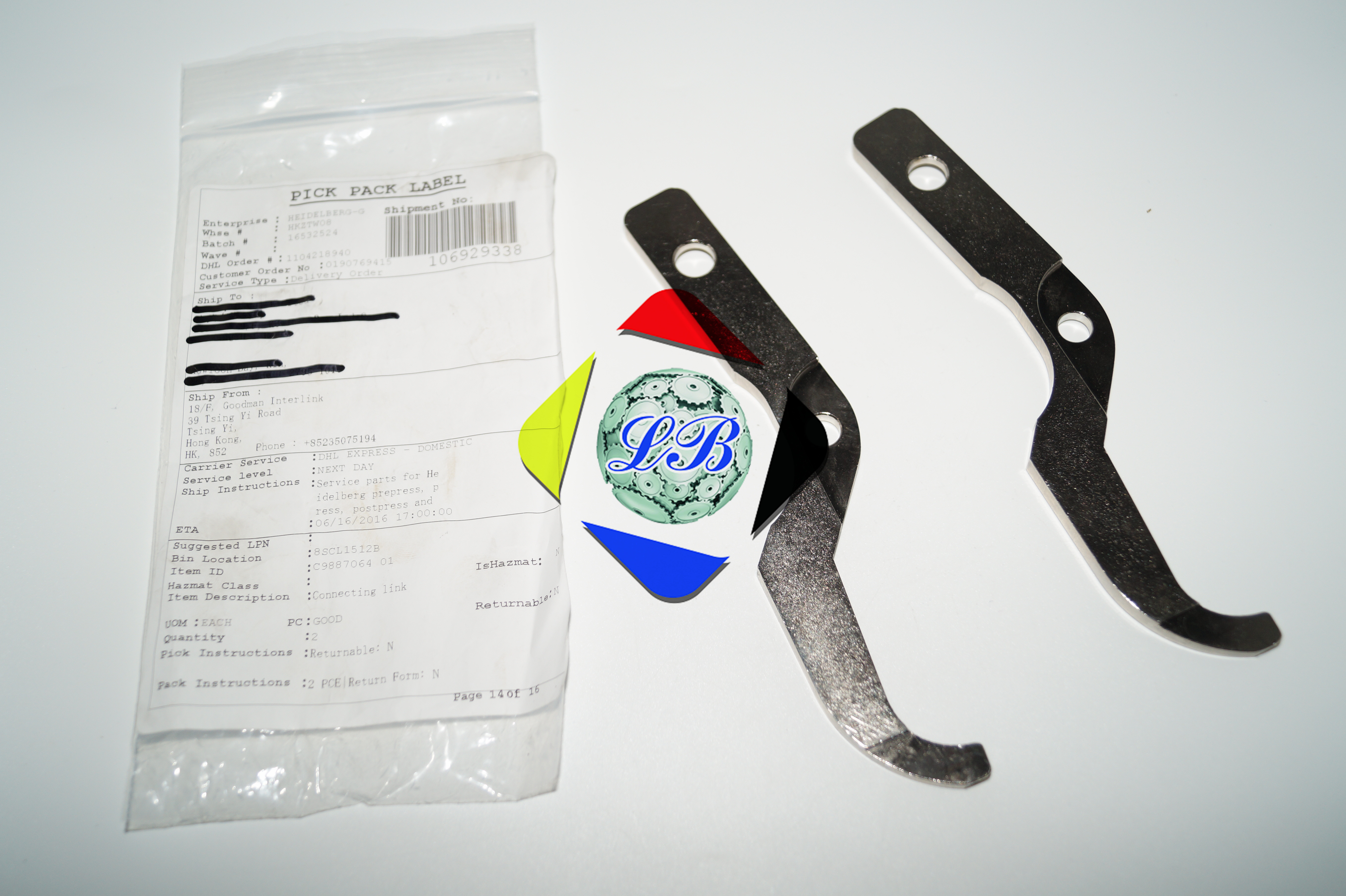 Connecting Link C9.887.064/01 Printing Machine Spares