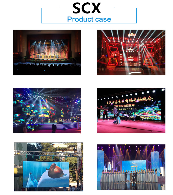 P4 Clear Images Advertising Led Screens Hanging Led Video Lightweight 1/8 scan