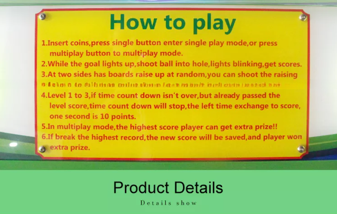 2022 American Rugby Football League Playing Game Arcade Basketball Sports Shooting Game Machine