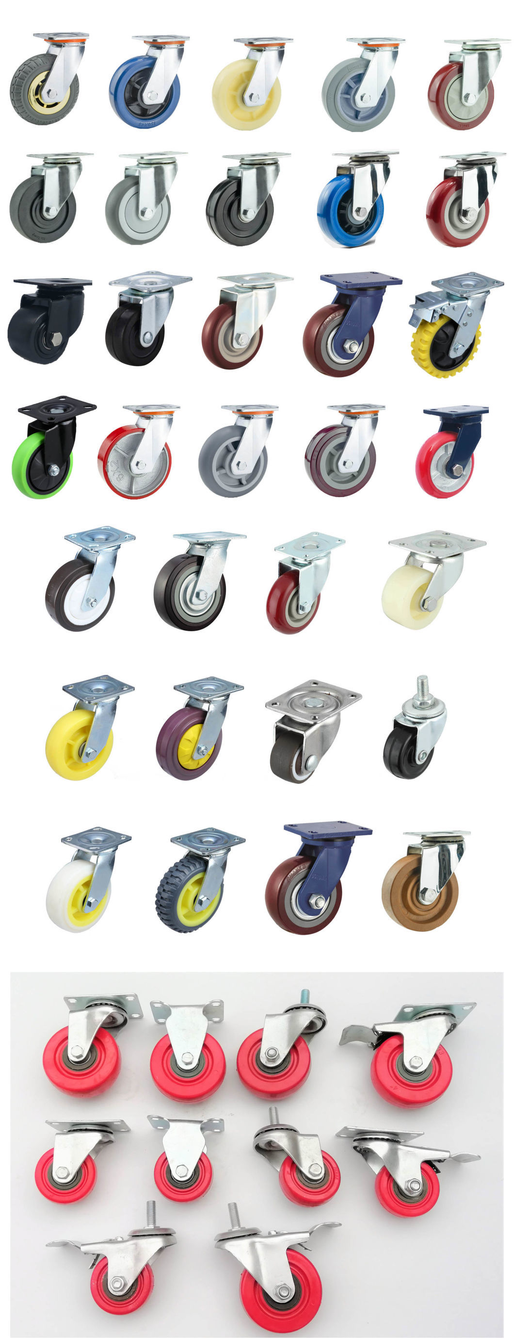 Hot Selling Adjusatble Threaded Stem Ball Furniture Caster